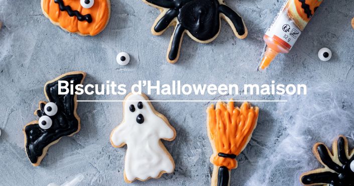 Recettes de biscuits d’Halloween