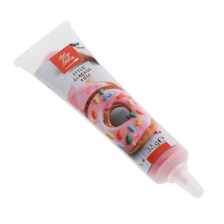 Stylo de glaçage pour décorer les biscuits rose 32 gr