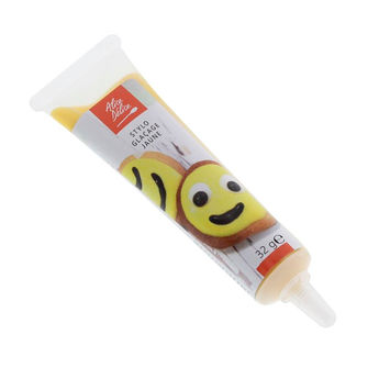 Achat en ligne Stylo de glaçage pour décorer les biscuits jaune 32 gr