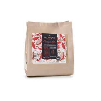 Achat en ligne Sac de fèves chocolat noir Guanaja 70% 1 kg - Valrhona