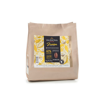 Achat en ligne Sac de fèves chocolat au lait Jivara 40% 1 kg - Valrhona