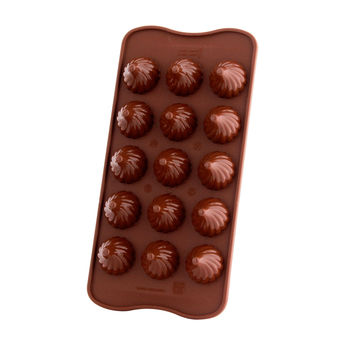 Achat en ligne Moule à chocolat en silicone Chocoflame - Silikomart