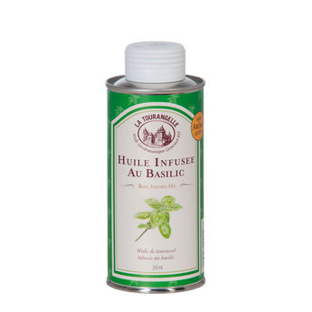 Achat en ligne Huile infusée au basilic 250ml - La Tourangelle