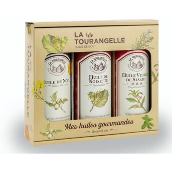 Achat en ligne Coffret Huiles best seller : Noix, Noisettes et Sésame - La Tourangelle