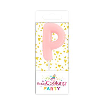 Achat en ligne Mini-bougie P - Scrapcooking Party