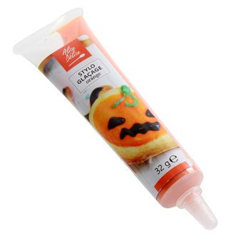 Achat en ligne Stylo de glaçage pour décorer les biscuits orange 32 gr