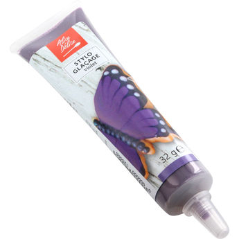 Achat en ligne Stylo de glaçage pour décorer les biscuits violet 32 gr