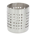 Pot a ustensiles trous inox 13cm - Zeller