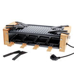 Raclette électrique finition bois pour 8 pers  - Kitchen Chef