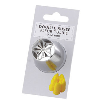 Achat en ligne Douille en inox : russe fleur tulipe 20 mm - Zodio