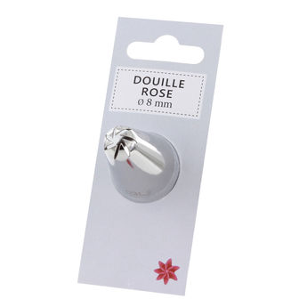 Achat en ligne Douille en inox : rose 8 mm - Zodio