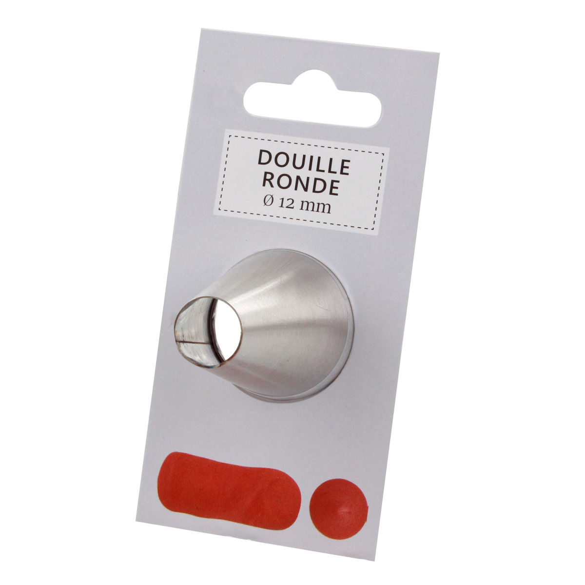 Douille en inox : ronde 12 mm - Zodio