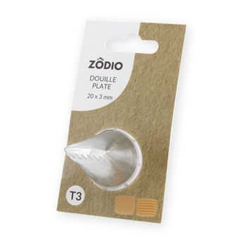 Achat en ligne Douille en inox : plate 20 x 3 mm - Zodio