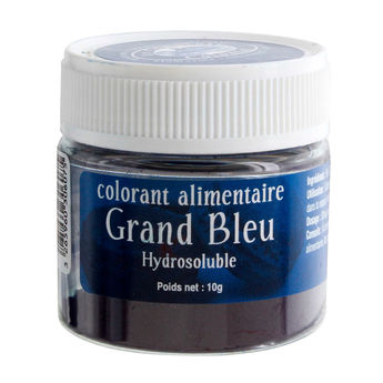 Achat en ligne Colorant alimentaire en poudre hydrosoluble grand bleu 10 gr - Le Comptoir Colonial