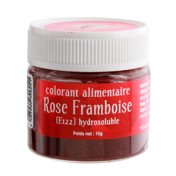 Achat en ligne Colorant alimentaire en poudre hydrosoluble rose framboise 10 gr - Le Comptoir Colonial