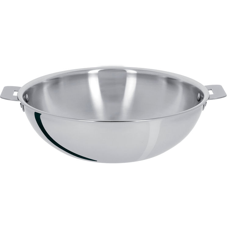 Wok inox 24 cm Casteline amovible  - Cristel