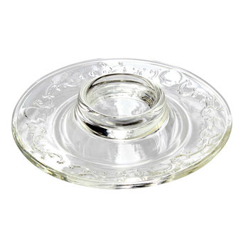 Achat en ligne Coquetier assiette en verre versailles - La Rochère