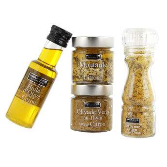 Achat en ligne Coffret autour du citron et du thym- Savor et Sens