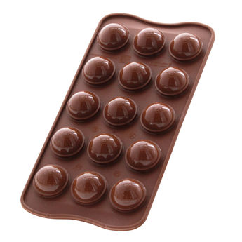 Achat en ligne Moule à chocolat en silicone Tartufino - Silikomart