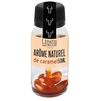 Achat en ligne Arôme alimentaire naturel de caramel 50 ml - Patisdecor