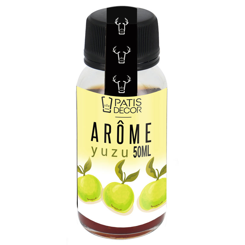 Arôme alimentaire naturel de yuzu 50 ml - Patisdecor