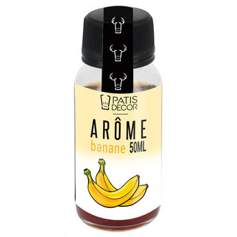 Achat en ligne Arôme alimentaire naturel de banane 50 ml - Patisdecor