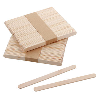 Achat en ligne 100 bâtonnets en bois pour glaces esquimaux 11cm - Silikomart