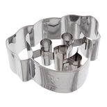 Emporte-pièce en inox tête de chien 6,9 cm - Birkmann