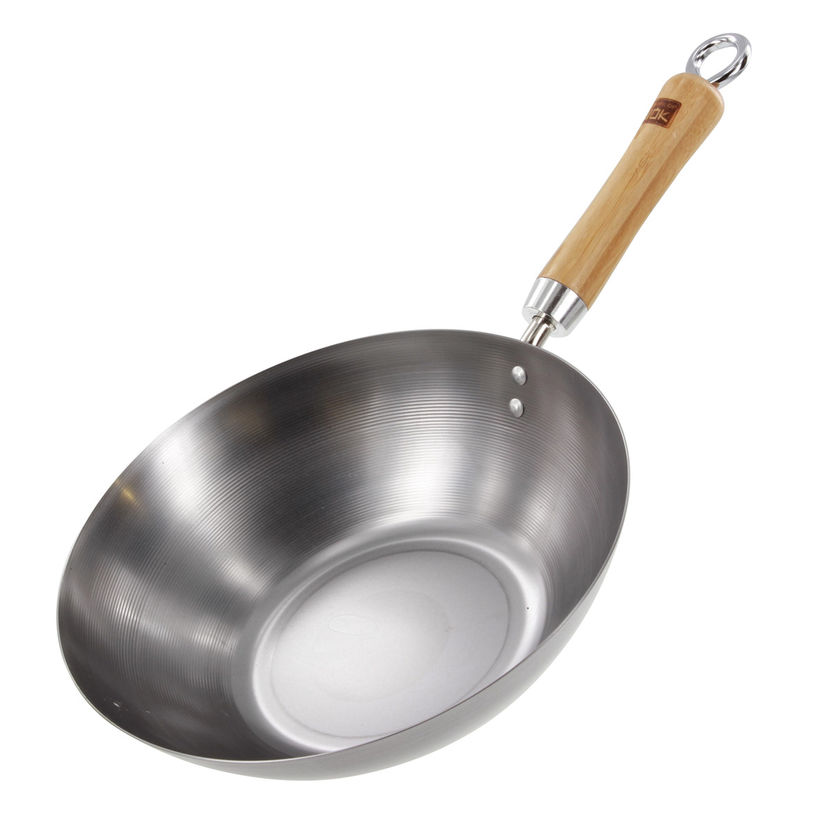 Wok tôle d'acier 27 cm - School of Wok