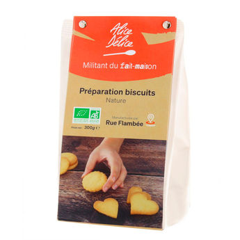 Achat en ligne Préparation biscuits nature bio sans gluten 300 gr - Alice Délice