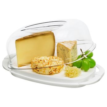 Achat en ligne Boite à fromages en plastique blanc 10.5 x 17 x 29 cm - Rotho