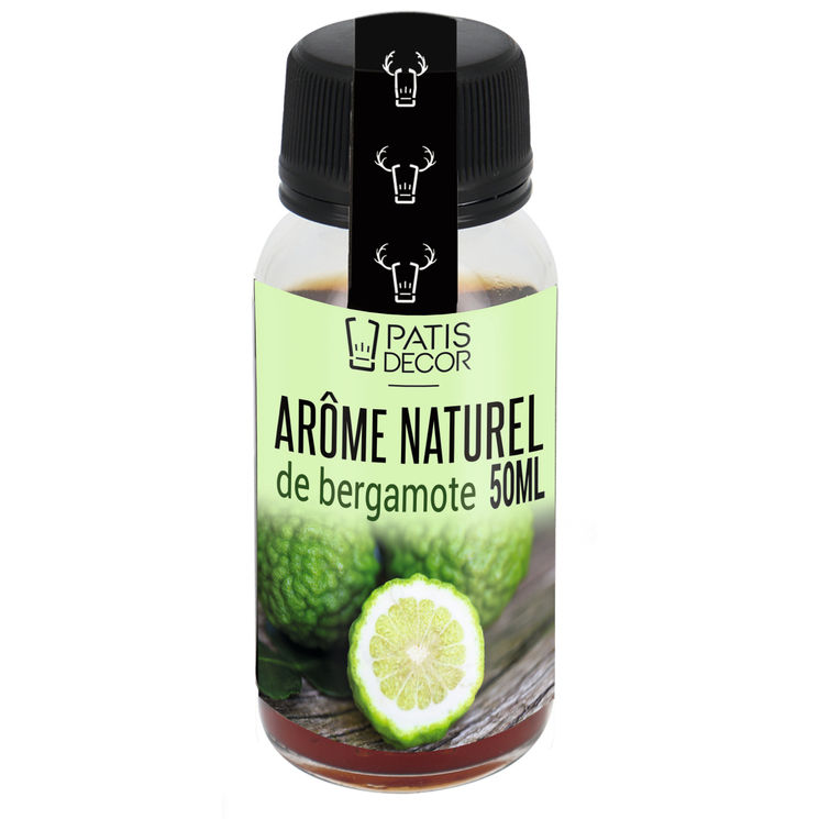 Arôme alimentaire naturel de bergamote 50 ml - Patisdecor