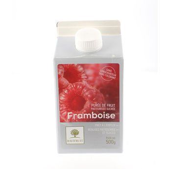 Achat en ligne Purée de framboise 500 ml - Ravifruit