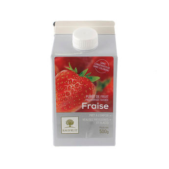 Achat en ligne Purée de fraise 500 ml - Ravifruit