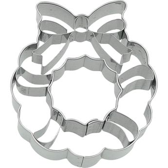 Achat en ligne Emporte-pièce en inox de Noël : couronne de Noël 7.5 cm - Birkmann