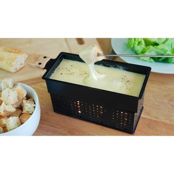 Achat en ligne Coffret cadeau fondue fromage. fondue au chocolat et raclette à la bougie - Cookut