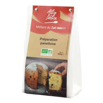 Achat en ligne Préparation panettone bio sans gluten 350 gr - Alice Délice