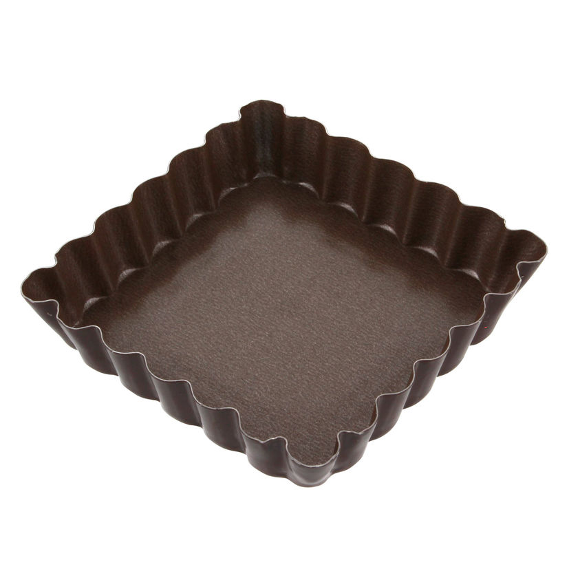 Moule à tartelette carré en métal anti adhérent 10 cm - Alice Délice