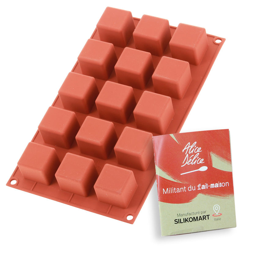 Moule en silicone 15 mini cubes - Alice Délice