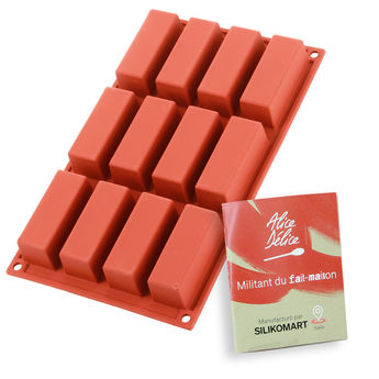 Achat en ligne Moule en silicone 12 mini cakes - Alice Délice