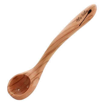 Achat en ligne Cuillère à olives en bois d´olivier 17 cm - Alice Délice