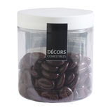 Décor en chocolat : grains de café en chocolat 100 gr