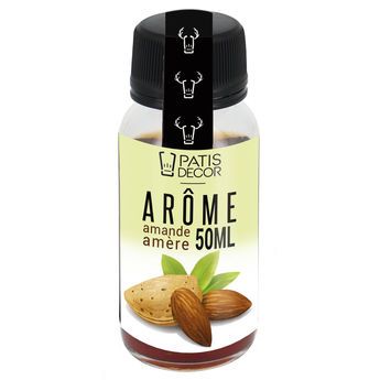 Achat en ligne Arôme alimentaire naturel d´amande amère 50 ml - Patisdecor