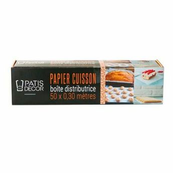 Achat en ligne Papier cuisson en boîte distributrice 50 x 0,30 m - Patisdecor