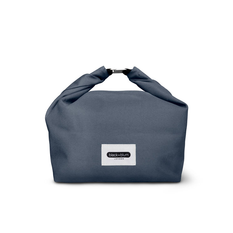 Sac à lunch box bleu en plastique recyclée - Black & Blum