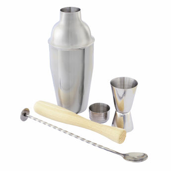 Achat en ligne Set cocktail argenté - Point Virgule