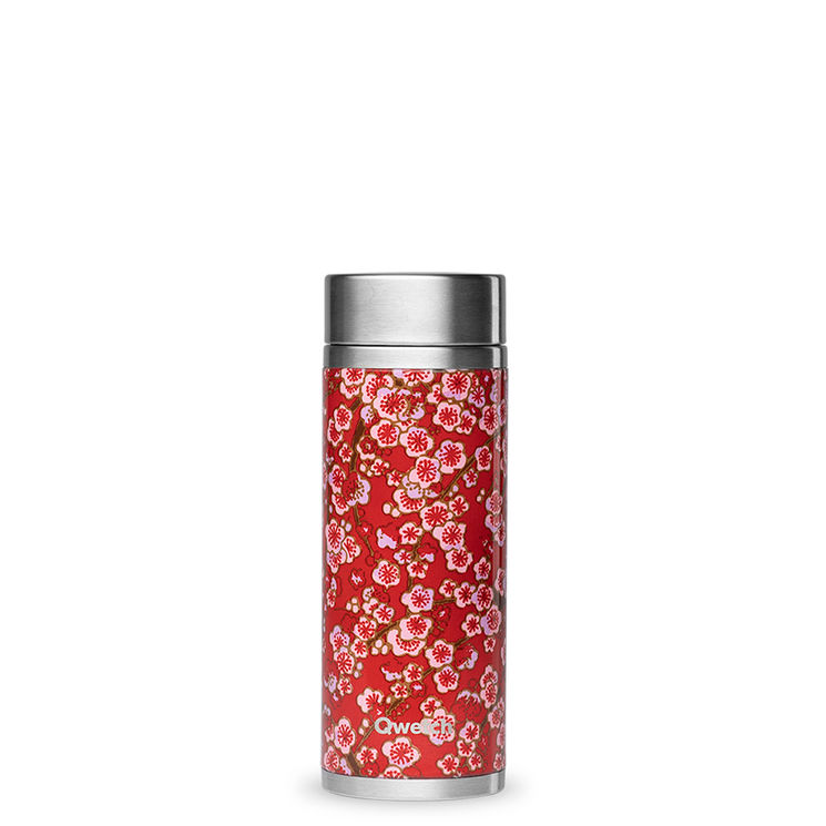 Théière isotherme fleurs rouges 400ml - Qwetch