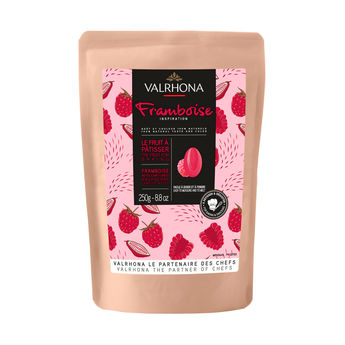 Achat en ligne Chocolat à pâtisser inspiration framboise 250 gr - Valrhona