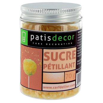 Achat en ligne Sucre pétillant nature 50 gr - Patisdecor