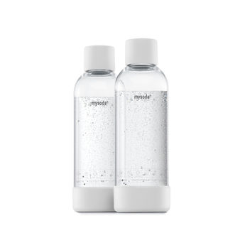 Achat en ligne Lot de 2 bouteilles 1L blanches - Mysoda